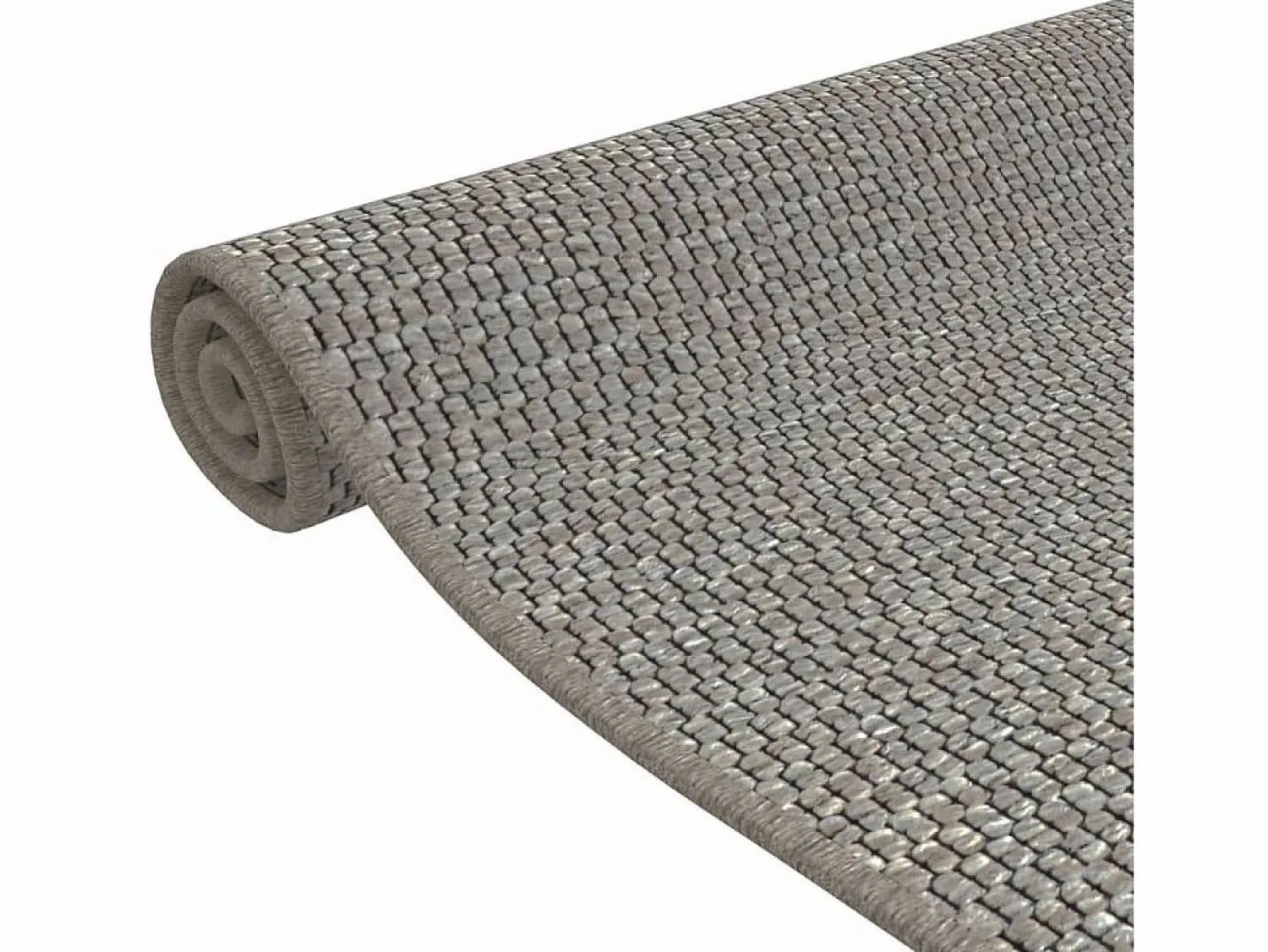 Sale Alfombra de pasillo efecto sisal plata 80x150 cm Alfombra De Cocina|Alfombra De Cocina