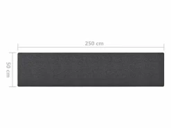 Hot Clicnbuy Alfombra de pasillo 50x250 cm Gris antracita