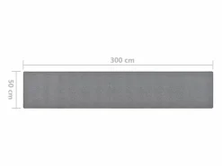 Alfombra de pasillo oscuro 50x300 cm