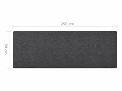 Clicnbuy Alfombra de pasillo 80x250 cm