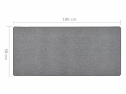 Alfombra de pasillo oscuro 50x100 cm