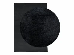 Clearance Alfombra de pelo corto OVIEDO negra 200x280 cm Negro