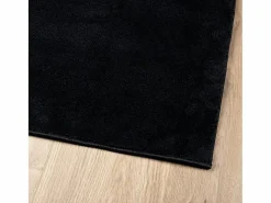Clearance Alfombra de pelo corto OVIEDO negra 200x280 cm Negro