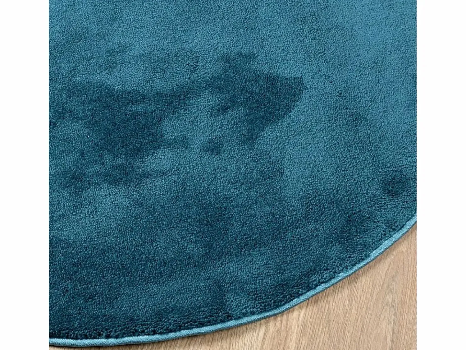 Alfombra de pelo corto OVIEDO turquesa Ø 160 cm Alfombra De Cocina|Alfombra De Cocina