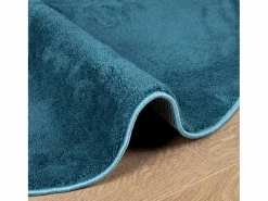 Alfombra de pelo corto OVIEDO turquesa Ø 160 cm Alfombra De Cocina|Alfombra De Cocina