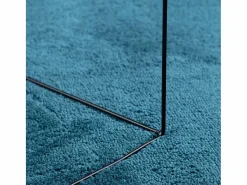 Alfombra de pelo corto OVIEDO turquesa Ø 160 cm Alfombra De Cocina|Alfombra De Cocina