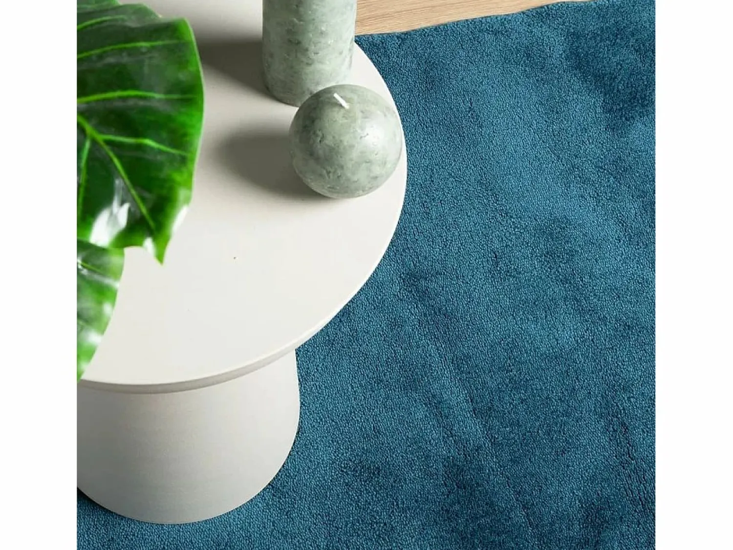 Online Alfombra de pelo corto OVIEDO turquesa 160x230 cm Azul