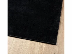 Alfombra de pelo corto OVIEDO negra 120x120 cm