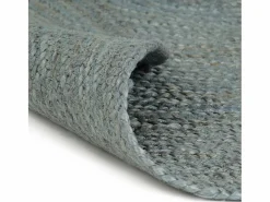 New Clicnbuy Alfombra de yute tejida a mano 90 cm oliva Verde