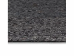 Online Alfombra de yute tejida a mano 90 cm oscuro Alfombra Redonda