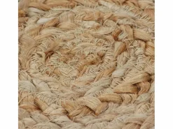 Hot Alfombra de yute trenzado redonda de 180 cm Beige
