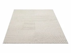 Discount the carpet Alfombra diseño moderno Boho - - 240 x 340 cm - SANTO PLUS Crema