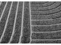 Online Alfombra diseño moderno Boho - Antracita - 240 x 340 cm - SANTO PLUS Alfombra De Exterior|Decoración De Jardín