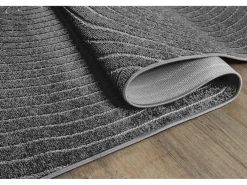 the carpet Alfombra diseño moderno Boho - Antracita - 80 x 150 cm - SANTO PLUS