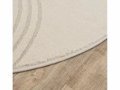 Alfombra Elisa Diseño Geométrico, , 120 cm, Redondo Alfombra Redonda