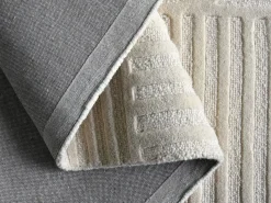OZAIA Alfombra en relieve con motivos de arcos 100% lana - 200 x 290 cm - 2200g/m2 - - ASSINIE