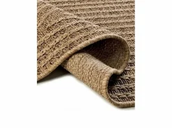 Alfombra exterior - geométrico efecto yute - natural - 120 x 170 cm - ACRA