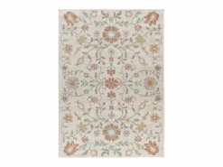Alfombra exterior - motivos florales - - 160 x 230 cm - SAMARA Beige / Multicolor