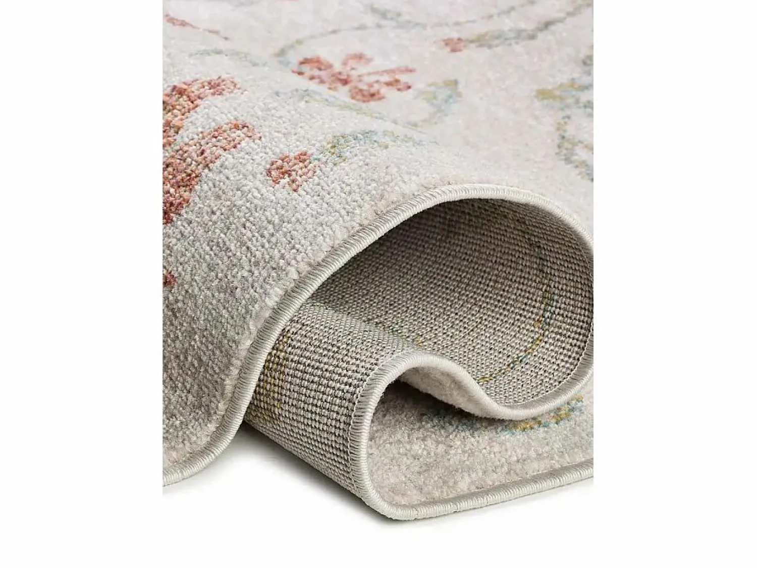 Alfombra exterior - motivos florales - - 160 x 230 cm - SAMARA Beige / Multicolor