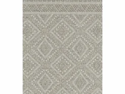 the carpet Alfombra Exterior Interior diseño moderno - Beige - 240 x 340 cm - CALGARY Crema