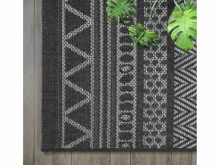 Online the carpet Alfombra Exterior Interior diseño moderno - Antracita - 160 x 220 cm - CALGARY Gris antracita