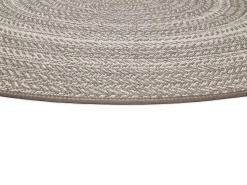 Discount Alfombra exterior redonda - intérieur-extérieur - lino - diam.120 cm - SILVANA Alfombra De Exterior|Decoración De Jardín