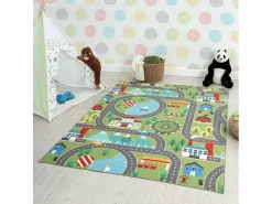 the carpet Alfombra Happy Life Juego - - 80x150 cm