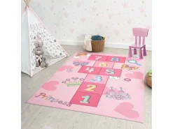 Hot Alfombra Happy Life Juego Princesa - - 160x220 cm Alfombra Infantil