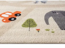 the carpet Alfombra Happy Life Juego Safari - - 200x290 cm