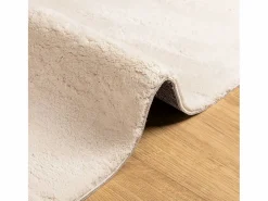 Best Alfombra HUARTE de pelo corto suave y lavable 200x200 cm Beige