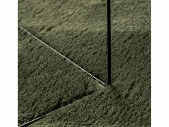 Alfombra HUARTE de pelo corto suave y lavable, bosque, Ø 80 cm