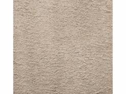 Alfombra HUARTE de pelo corto suave y lavable, color arena, Ø 120 cm