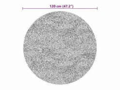 Discount Alfombra HUARTE de pelo corto suave y lavable en color , Ø 120 cm Alfombra De Cocina|Alfombra De Cocina