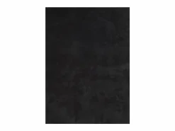 Outlet Alfombra HUARTE de pelo corto suave y lavable negra 160x230 cm Negro