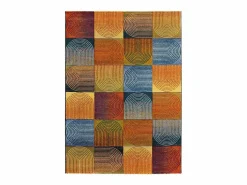 Alfombra interior - geométrico - multicolor - 140 x 200 cm - SYBIL