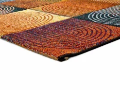 Alfombra interior - geométrico - multicolor - 140 x 200 cm - SYBIL
