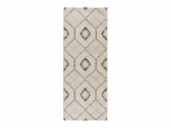 Alfombra interior - geométrico - / blanco - 80 x 200 cm - SIROCO