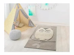Alfombra interior - infantil buho - - 115 x 170 cm - CHINKY