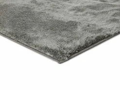 Alfombra interior - shaggy liso - antracita - 160 x 230 cm - ROMA