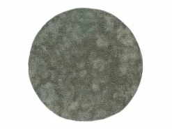 Outlet Alfombra interior redonda - shaggy uni - antracita - diam.120 cm - ROMA Alfombra Infantil