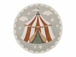 New Alfombra interior redonda - infantil circo - - diam.120 cm - BEATS Alfombra Infantil