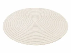 Hot Alfombra interior redonda con relieve en color Alfombra Redonda