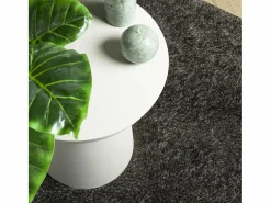 Best Alfombra ISTAN de pelo largo, aspecto antracita brillante, Ø 160 cm Alfombra De Cocina|Alfombra De Cocina