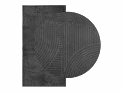 Best Alfombra IZA de pelo corto de estilo escandinavo en color antracita 80x150 cm Gris