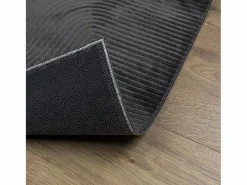 Best Alfombra IZA de pelo corto de estilo escandinavo en color antracita 80x150 cm Gris