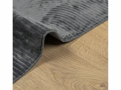 Best Alfombra IZA de pelo corto de estilo escandinavo en color antracita 80x150 cm Gris