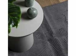 Best Alfombra IZA de pelo corto de estilo escandinavo en color antracita 80x150 cm Gris