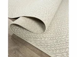 Alfombra Kansas Exterior Interior Aspecto Yute Resistente intemperie - - 160 x 230 cm Alfombra De Exterior|Decoración De Jardín