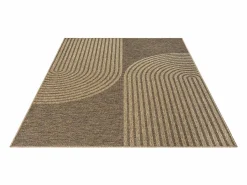 the carpet Alfombra Kansas Exterior Interior Aspecto Yute diseño Resistente intemperie - Naturaleza - 60 x 180 cm
