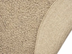 Clearance Alfombra Kansas Exterior Interior Aspecto Yute Resistente intemperie - Naturaleza - 160 cm, redondo Alfombra De Exterior|Decoración De Jardín